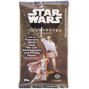 Star Wars Illustrated: A New Hope Hobby Pack (Topps 2013)