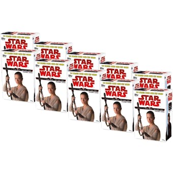 Star Wars Journey to The Last Jedi 10-Pack Box (Topps 2017) (Lot of 10)
