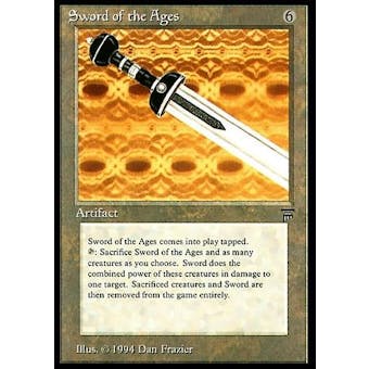 Magic the Gathering Legends Single Sword of the Ages - MODERATE PLAY plus (MP+)