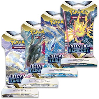 Pokemon Sword & Shield: Silver Tempest Sleeved Booster 36 Packs = 1 Booster Box