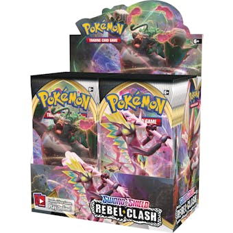 Pokemon Sword & Shield: Rebel Clash Booster 6-Box Case - Full Funds Up Front, Save $10 (Presell)