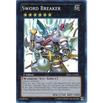 Yu-Gi-Oh Return of the Duelist Single Sword Breaker Super Rare