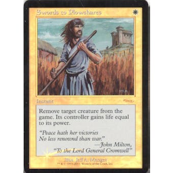 Magic the Gathering Promo Single Swords to Plowshares Foil (FNM) - NEAR MINT (NM)