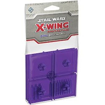 Star Wars X-Wing Miniatures Game: Purple Bases and Pegs