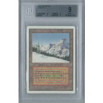 Magic the Gathering Unlimited Taiga BGS 9 (10, 9, 9, 9)