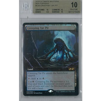 Magic the Gathering Ultimate Masters Creeping Tar Pit Box Topper BGS 10 *5426 (Pristine) (Reed Buy)