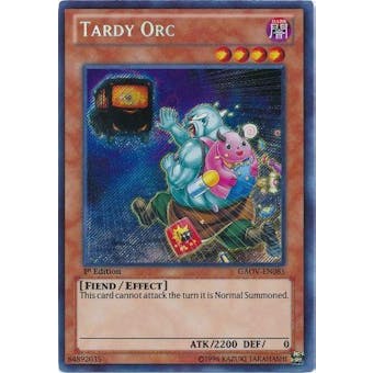 Yu-Gi-Oh Galactic Overlord Single Tardy Orc Secret Rare
