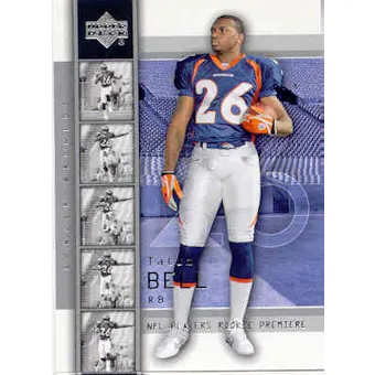 2004 Upper Deck Football TATUM BELL 70 Card Lot