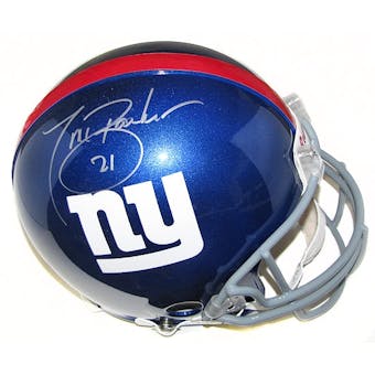 Tiki Barber Autographed Authentic Full Size New York Giants Helmet (Steiner COA)