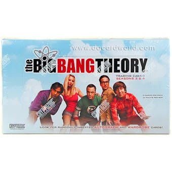 The Big Bang Theory Seasons 3 & 4 Trading Cards Box (Cryptozoic 2013)