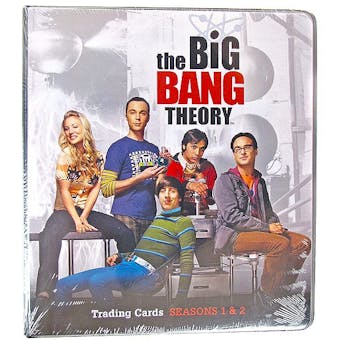 The Big Bang Theory Seasons 1 & 2 Trading Cards Binder (Cryptozoic 2012)