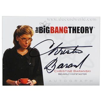 The Big Bang Theory Christine Baranski as Beverly Hofstadter Autograph Card