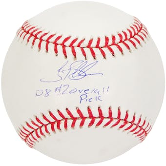 Tim Beckham Autographed Tampa Bay Rays Official Major League Baseball