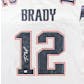 Tom Brady Autographed New England Patriots White Jersey (GAI COA)