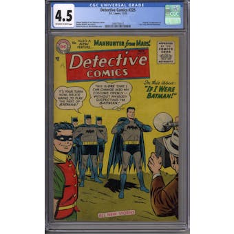 Detective Comics #225 CGC 4.5 (OW-W) *2088750012*