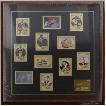 Ted Williams Boston Red Sox UDA Autographed Framed Heroes of Baseball Trading Card Set  LE /406