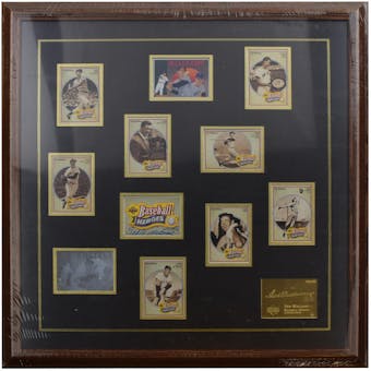 Ted Williams Boston Red Sox UDA Autographed Framed Heroes of Baseball Trading Card Set  LE 09/406