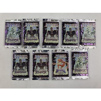 Magic the Gathering Tempest Near Global Set Booster Pack Lot - 9 Languages!