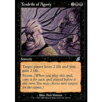Magic the Gathering Scourge Single Tendrils of Agony FOIL - SLIGHT PLAY (SP)