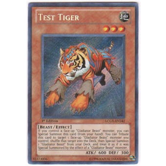 Yu-Gi-Oh Legendary Collection 2 Single Test Tiger Secret Rare