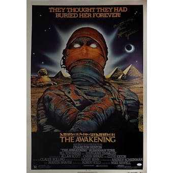 The Awakening 27x40 Movie Poster Autographed by Stephanie Zimbalist JSA