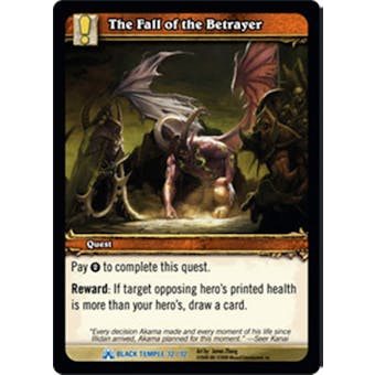 WoW Black Temple Single The Fall of the Betrayer (BTT-12) FOIL