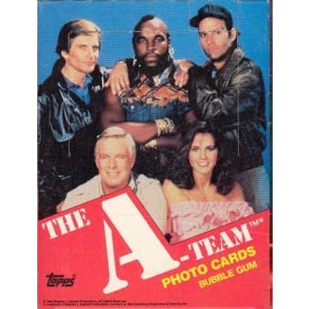 A-Team Wax Box (1983 Topps)