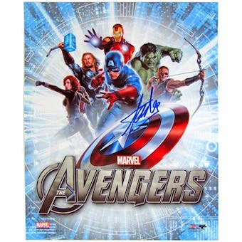 Stan Lee Autographed 8x10 Avengers Assemble Movie Photo