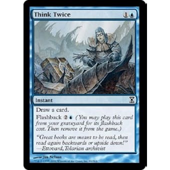 Magic the Gathering Time Spiral Single Think Twice Foil - SLIGHT PLAY (SP)