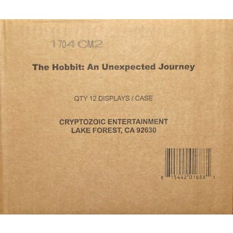 The Hobbit: An Unexpected Journey Trading Cards 12-Box Case (Cryptozoic 2014)