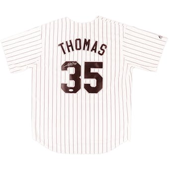 Frank Thomas Autographed Chicago White Sox White Baseball Jersey (PSA)