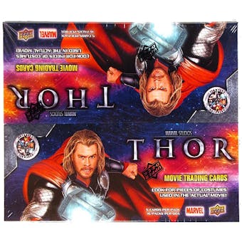 Marvel THOR - The Mighty Avenger Trading Cards 16-Pack Box (Upper Deck 2011)