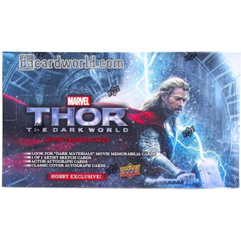 Marvel THOR - The Dark World Movie Trading Cards Hobby Box (Upper Deck 2013)