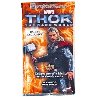 Marvel THOR - The Dark World Movie Trading Cards Hobby Pack (Upper Deck 2013)