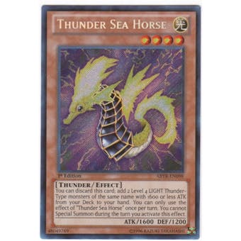 Yu-Gi-Oh Abyss Rising Single Thunder Sea Horse Secret Rare