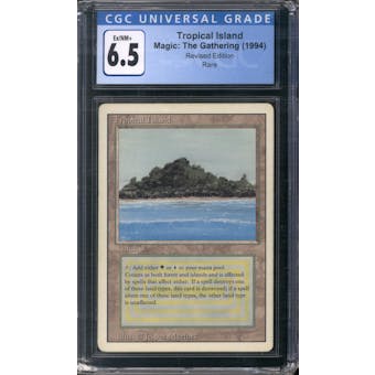 Magic the Gathering 3rd Ed/Revised Tropical Island CGC 6.5
