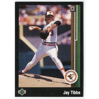 1989 Upper Deck Jay Tibbs Baltimore Orioles #655 Black Border Proof