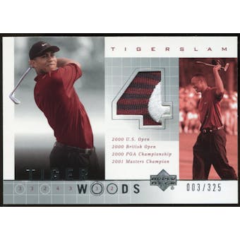 2001 Upper Deck Tiger Slam 4 Employee #NNO Tiger Woods Shirt Polo #003/325