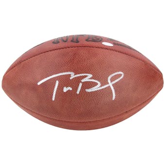 Tom Brady Autographed New England Patriots Authentic Duke Game Ball (Mounted Memories)
