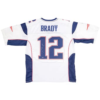Tom Brady Autographed New England Patriots Nike On Field Jersey (Mounted Memories)