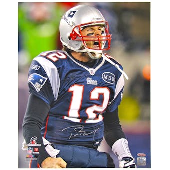 Tom Brady Autographed New England Patriots 16x20 Photo (Tristar)