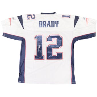 Tom Brady Autographed New England Patriots Reebok On Field Jersey (Mounted Memories)