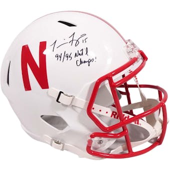Tommie Frazier Autographed University of Nebraska Football Helmet