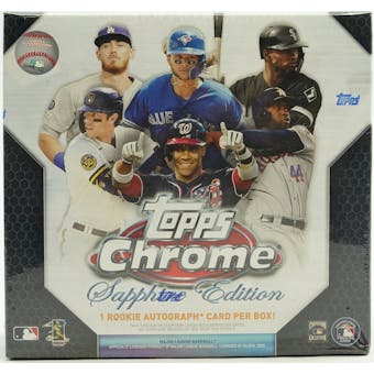 2020 Topps Chrome Sapphire Baseball Hobby Box
