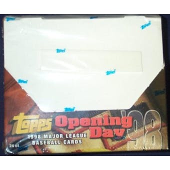 1998 Topps Baseball Opening Day 24 Pack Box