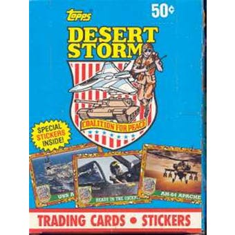Desert Storm Series 1 Box (1991 Topps)