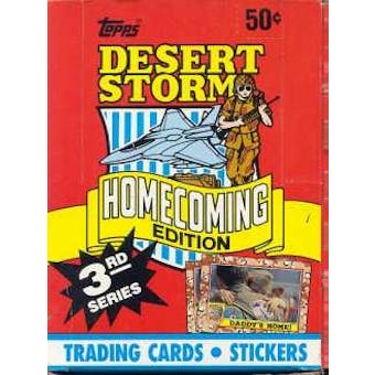 Desert Storm 3rd Series Homecoming Box (1991 Topps)