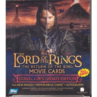 Lord of the Rings Return of the King Collector's Update Hobby Box (Topps) (Reed Buy)