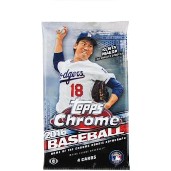 2016 Topps Chrome Baseball Hobby Pack