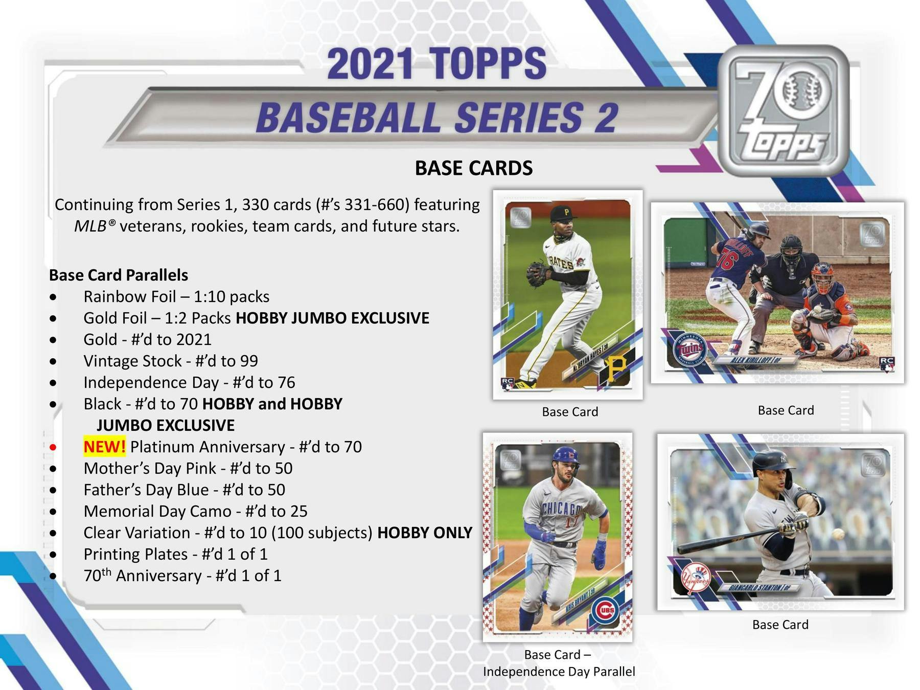 2021 Topps Series 2 Baseball Hobby Box | DA Card World